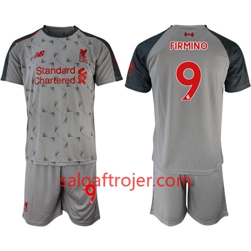 Liverpool Fodboldtrøjer Firmino 9 Børn 3. sæt 2018/19 Kort ærmer Liverpool Fodboldtrøjer Firmino 9 Børn 3. sæt 2018/19 Kort ærmer